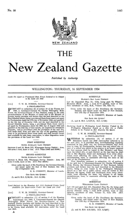 New Zealand Gazette