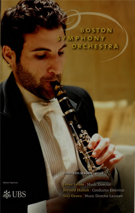 Boston Symphony Orchestra Concert Programs, Season 130, 2010-2011