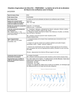 Frdr1806d – La Saône De La Fin De La Déviation De Seurre À La Confluence Avec Le Doubs 14/12/2020