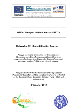 Deliverable D2 Current Situation Analysis