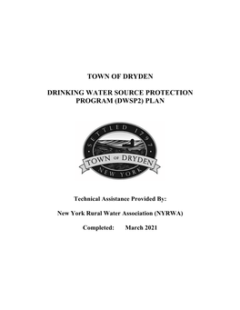 Town of Dryden Drinking Water Source Protection Program (DWSP2)
