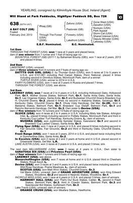 Tattersalls October Yearling Sale Book 1