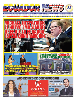 El Semanario De La Comunidad Ecuatoriana En El Exterior