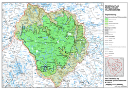 REGIONAL PLAN FOROLLHOGNA VILLREINOMRÅDE Sør Trøndelag