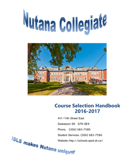 Course Selection Handbook 2013-2014 Dell