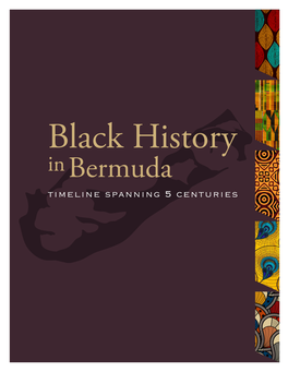 Black History in Bermuda Timeline Spanning 5 Centuries Dr