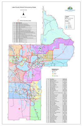 School Concurrency Areas