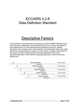 Descriptive Factors