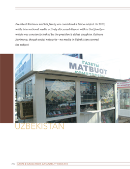 Uzbekistan Covered the Subject