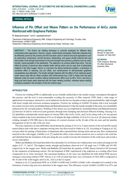 Influence of Pin Offset and Weave Pattern on the Performance of Al-Cu Joints Reinforced with Graphene Particles M