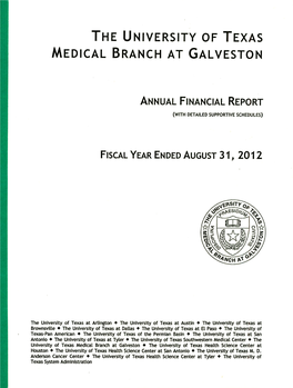 The University of Texa S Medical Branch at Galveston