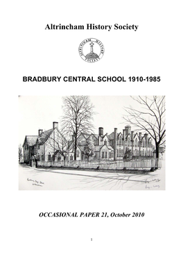 Bradbury Central Secondary School History