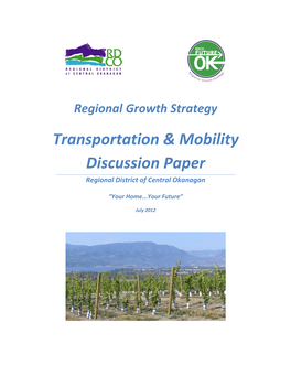 Transportation & Mobility Discussion Paper