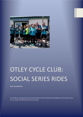 Social Series Rides