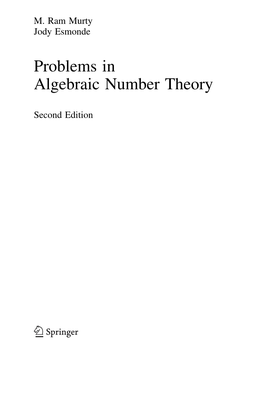 Problems in Algebraic Number Theory