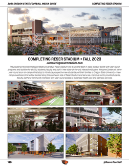 Completing Reser Stadium • Fall 2023