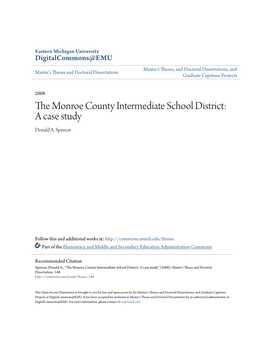 The Monroe County Intermediate School District