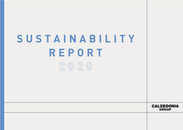 SUSTAINABILITY REPORT 2020 Sustainability Report 2020 CONTENTS