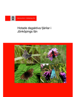 Hotade Dagaktiva Fjärilar I Jönköpings Län