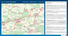 Tour 12 „Rund Ums Zenntal“ Seukendorf – Wilhermsdorf – Langenzenn in Seukendorf 1 Fahren Wir Entlang Der Siegelsdorfer Straße Nach Veitsbronn