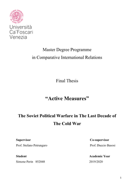 “Active Measures”