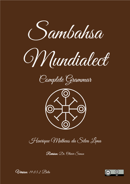 Sambahsa Mundialect Complete Grammar