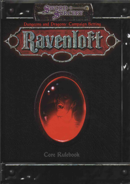 Ravenloft 3Rd Ed. Campaign Setting