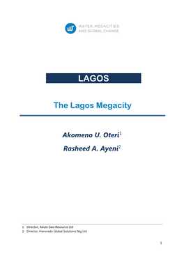 The Lagos Megacity