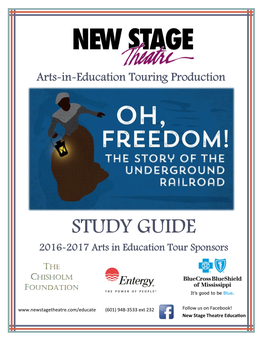 STUDY GUIDE 2016-2017 Arts in Education Tour Sponsors