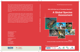 Red List of Threatened Species. a Global Species Assessment