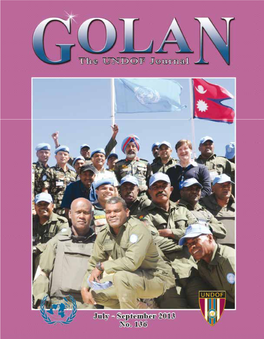 Golan Journal 136, August