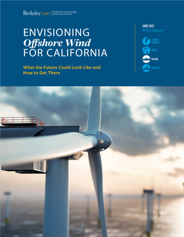 Offshore Wind & ENERGY for CALIFORNIA WATER OCEANS