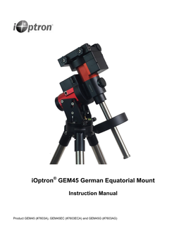 GEM45 German Equatorial Mount