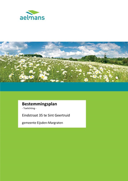 Bestemmingsplan - Toelichting