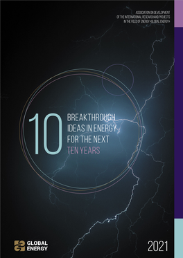 10 Breakthrough Ideas in Energy for the Next 10