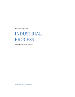 Industrial Process Industrial Process