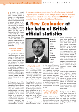 A New Zealander at the Helm of British Official Statistics