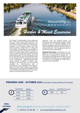 Harbor & Mosel Excursion