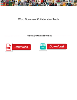 Word Document Collaboration Tools