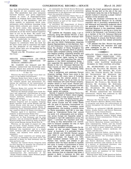 Congressional Record—Senate S1654