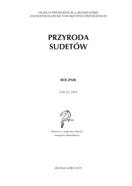 Przyroda Sudetów