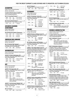 Accounting Advanced Academic Achievement