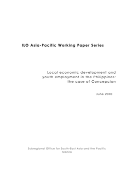 ILO Asia-Pacific Working Paper Series