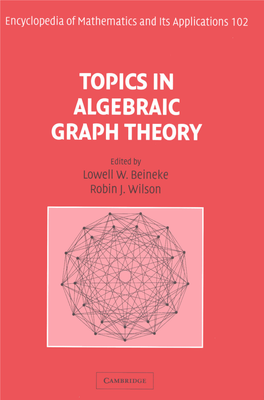 Topics in Algebraic Graph Theory