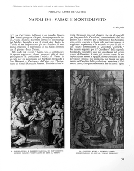 Napoli 1544: Vasari E Monteoliveto