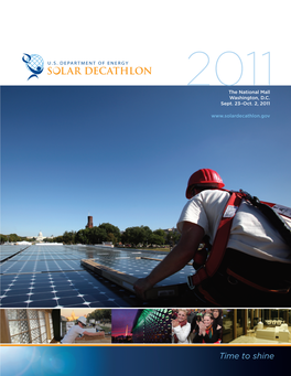 U.S. Department of Energy Solar Decathlon 2011 Brochure