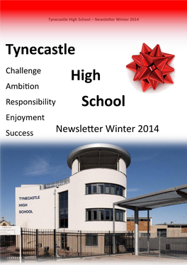 Tynecastle High School – Newsletter Winter 2014