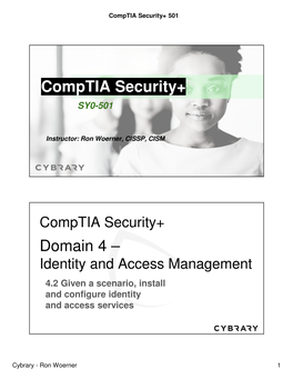 Comptia Security+ Domain