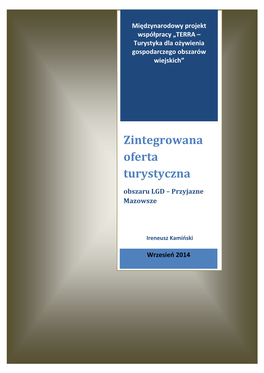 Zintegrowana Oferta Turystyczna Obszaru LGD – Przyjazne Mazowsze