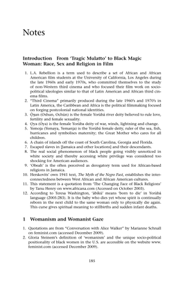 'Tragic Mulatto' to Black Magic Woman: Race, Sex and Religion in Film 1
